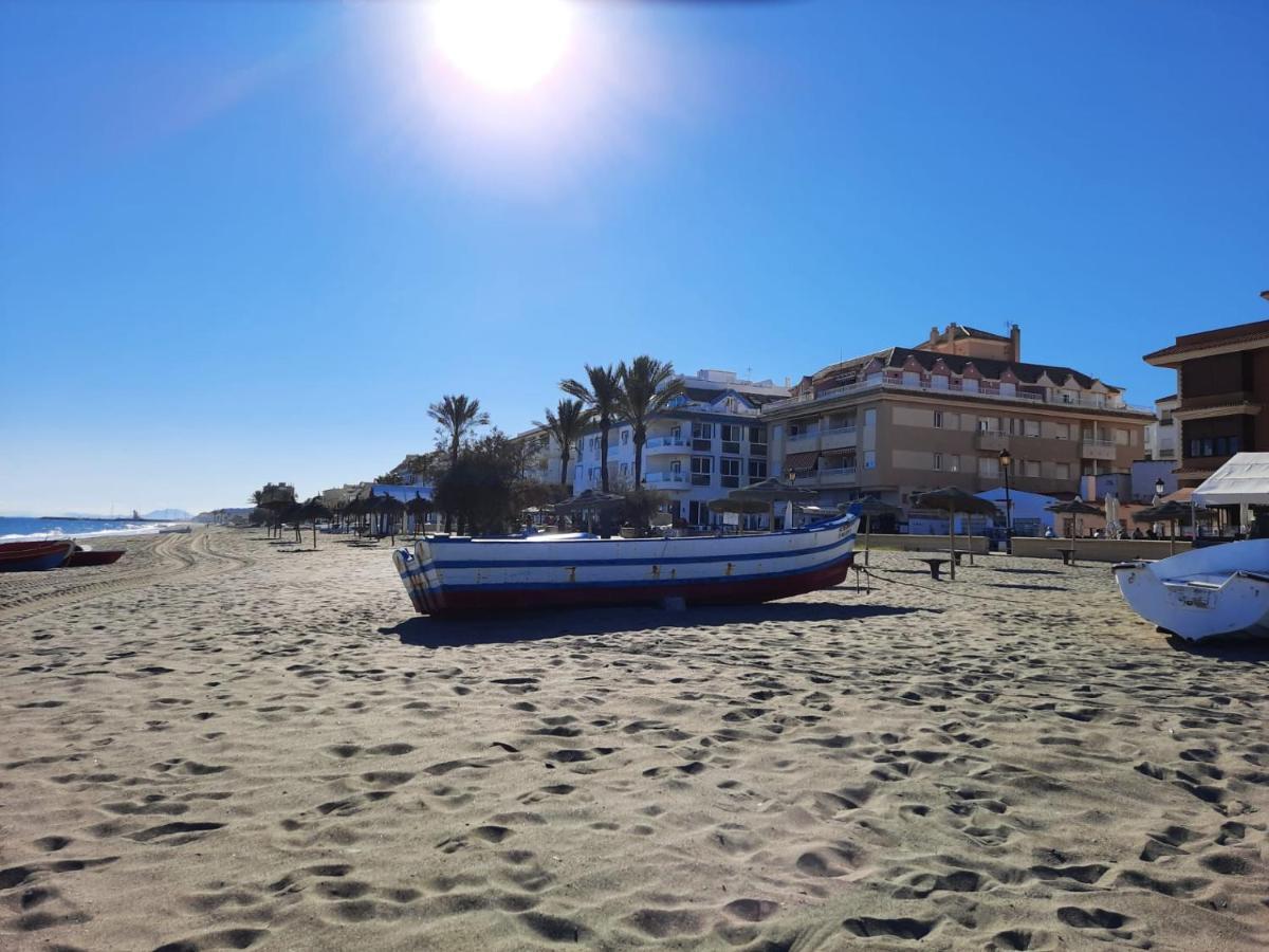 Noria 2, Pied Dans Le Sable, Magnifique Vue Mer, Piscine, Garage, Climatisation San Luis de Sabinillas Exterior foto